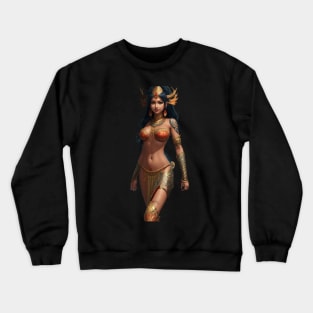 Lady Dragon Warrior Crewneck Sweatshirt